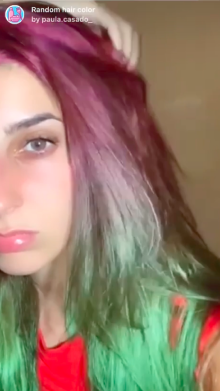 Random hair color