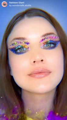 Rainbow Glam!