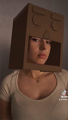Cardbord Robot Head
