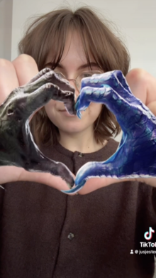 Halloween Heart Hands