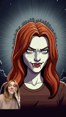 Old Cartoon Vampire AI